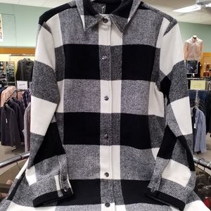 Buffalo plaid shacket.